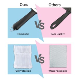 Famihomii Hand Mirror with 3 Light Color & Dimmable, Lighted Handheld Mirror, Lightweight & Durable, Portable & Hangable for Makeup Application, Hair Styling, Shaving, Battery Operated Famihomii Hand Mirror with 3 Light Color & Dimmable, Lighted Handheld Mirror, Lightweight & Durable, Portable & Hangable for Makeup Application, Hair Styling, Shaving, Battery Operated