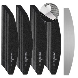 Canvalite 40 PCS Nail File Professional Reusable Peel and Stick Nail Files Replaceable Emery Boards 100 Grit Fingernail Files Manicure Tools for Home and Salon Use Canvalite 40 PCS Nail File Professional Reusable Peel and Stick Nail Files Replaceable Emery Boards 100 Grit Fingernail Files Manicure Tools for Home and Salon Use