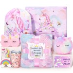 Tiblue Unicorn Gifts for Girls, Girls Toys Age 4-6 6-8, Easter Gift for Kids Tween Girl Gift Trendy Stuff Birthday Gifts for 3 4 5 6 7 8 9 10 Year Old Toddler Teen Unicorn Toys for Girl Daughter Niece