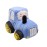 YONLIT Soft Plush Tractor Stuffed Truck Toy Super Cute Car Plushie Throw Pillow Excellent Gifts for Kids or Birthday Party 12 Inches (Blue)