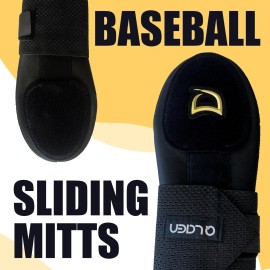 QLAEN Baseball Sliding mitt-Suitable for Left and Right Hands-Protection for Base Running and Softball-Sliding Guard-Youth Sliding Mitt Hand Protection