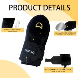 QLAEN Baseball Sliding mitt-Suitable for Left and Right Hands-Protection for Base Running and Softball-Sliding Guard-Youth Sliding Mitt Hand Protection