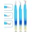 Eyelash Extension Tweezers-3 Pcs Diamond Grip Lash tweezers For Eyelash Extensions-SialBE Straight And Curved L-Shape Eyelash Tweezers, Tweezers For Eyelash Extensions With Silver Tip, Sam-333