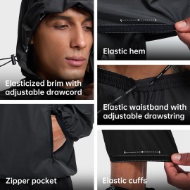 HOTSUIT Sauna Suit for Men Weight Loss Sweat Suit Boxing Exercise Sweat Sauna Jacket Pants