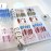 GUXACU Press On Nail Organizer 10 PCS Clear Empty Storage Packaging Display Salon Supplies with Nail Tape