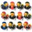 Cool Sport Themed Rubber Ducks (2) (12 Pack) Cute Duckies Bath Tub Pool Toys. (Hockey)
