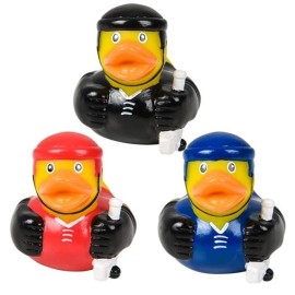 Cool Sport Themed Rubber Ducks (2) (12 Pack) Cute Duckies Bath Tub Pool Toys. (Hockey)