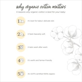 Burt\'s Bees Baby Unisex Baby Gift Set - Beekeeper Wearable Blanket, 3-Pack Muslin Swaddle Blankets & Plush, Organic Cotton Essentials Bundle