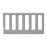 Oxford Baby Montauk Crib to Toddler Bed Guard Rail Conversion Kit, Farmhouse Gray, GreenGuard Gold Certified