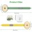 Ainiv 2 Pack Back Scrubber for Shower, Long Handled Shower Brush with Soap Dispenser, Exfoliating Body Scrubber for Wet or Dry Brushing, Shower Brush with Soft BristlesYellow & Green