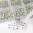 Beadsland 7200pcs Flatback Rhinestones,AB Crystal Rhinestone Nail Gems Round Crystal Rhinestones for Crafts,Mixed 6 Sizes with Wax Pencil Kit, SS3-SS10,Crystal AB