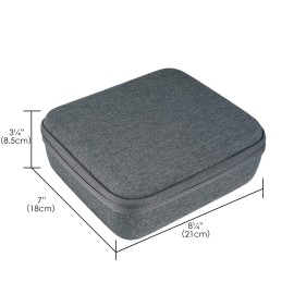 Linkidea Essential Oil Bottle Storage Case, Multiple Size Essential Oil Carrying Travel Case for 25 Bottles (15ml, 10ml, 5ml)