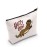 G2TUP Harry Otter Makeup Bag - Sea Otter Animal Lovers Cosmetic Bag Zipper Travel Bag - White