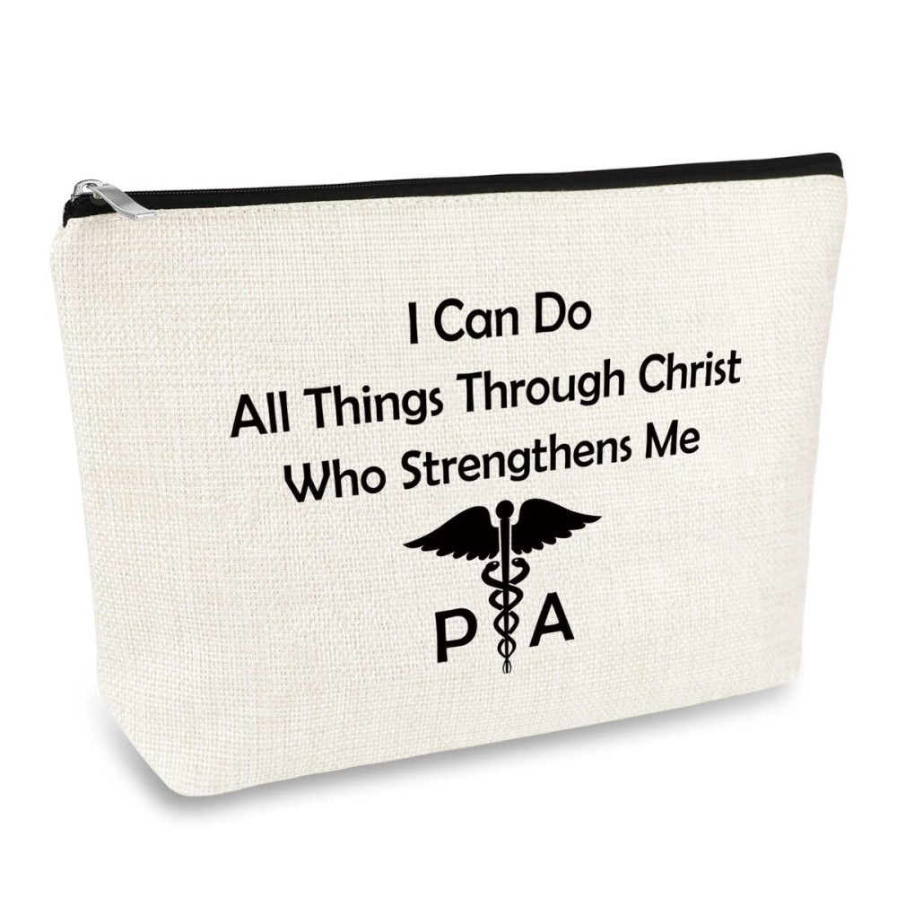 Physician Assistant Makeup Bag - PA Nurse Cosmetic Bag for Medical Student Graduation - Inspirational Christmas Birthday Gift for Future PA Physician Assistant Makeup Bag - PA Nurse Cosmetic Bag for Medical Student Graduation - Inspirational Christmas Birthday Gift for Future PA