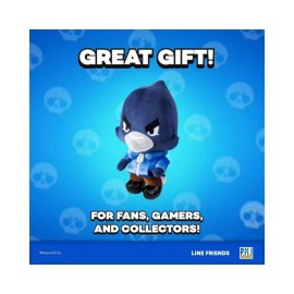 Brawl Stars Plush Buddies | 7-Inch-Tall Collectibles | Crow Plush Toy Doll