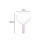 lasenersm 1 Piece Travel Handheld Mirror Heart Shaped Cosmetic Hand Mirror Travel Makeup Mirror Hand Held Mirror Plastic Cosmetic Mirror Makeup Hand Mirror with Handle, Pink