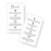 Manicure Aftercare Instruction Cards | 50pk | Business Card Size Nail Salon Handout for Nail Care after Manicure or Pedicure matches loyalty Black and White Design How to protect your manicure cards