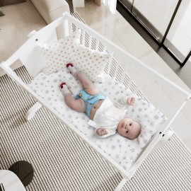 Bassinet Sheets Set 4 Pack for Baby Girl, Universal Fit for Oval, Hourglass and Rectangular Mattress, Pink