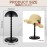 Reginary 8 Pieces Wig Head Stand for Multiple Wigs Mannequin Head 13.8 Inch Portable Hat Display Stand Travel Wig Holder for Styling Non Slip Stable DIY Practice Hat Holder(Black)