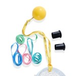 Yuyongshuai Lacrosse Training Equipment,Lacrosse Practice Cradling, Rebounders for Youth, Includes: 1 Ball, 5 Ropes, 2 Rubber Sleeves.