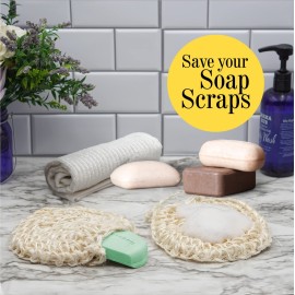 Natural Handwoven Sisal Loofah Body Scrubber - Organic Shower Sponge Made from Premium Agave Fibers - Arabic-Turkish Style with Bar Soap Pouch - Natural Body Scrubber for Men & Women Natural Handwoven Sisal Loofah Body Scrubber - Organic Shower Sponge Made from Premium Agave Fibers - Arabic-Turkish Style with Bar Soap Pouch - Natural Body Scrubber for Men & Women