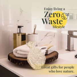 Natural Handwoven Sisal Loofah Body Scrubber - Organic Shower Sponge Made from Premium Agave Fibers - Arabic-Turkish Style with Bar Soap Pouch - Natural Body Scrubber for Men & Women Natural Handwoven Sisal Loofah Body Scrubber - Organic Shower Sponge Made from Premium Agave Fibers - Arabic-Turkish Style with Bar Soap Pouch - Natural Body Scrubber for Men & Women