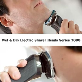 Suleto SH70/71 Replacement Heads Blades Compatible with Phillips Series 7000 Shavers, SH70 Replacement Blades Compatible with phililp Series 7000 Razor Shaver Heads for 7500 7530 S7370, 3-Pack Upgrade