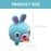 TOYANDONA Vent Decompression Stress Toys Dog Ball Gifts for Out Class Fidget Toystongue Talking Squeaky Latex with Screaming Adorable Tongue Blue Squeak Games Teenagers Sound Adults (Blue, 10x9cm)