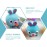 TOYANDONA Vent Decompression Stress Toys Dog Ball Gifts for Out Class Fidget Toystongue Talking Squeaky Latex with Screaming Adorable Tongue Blue Squeak Games Teenagers Sound Adults (Blue, 10x9cm)