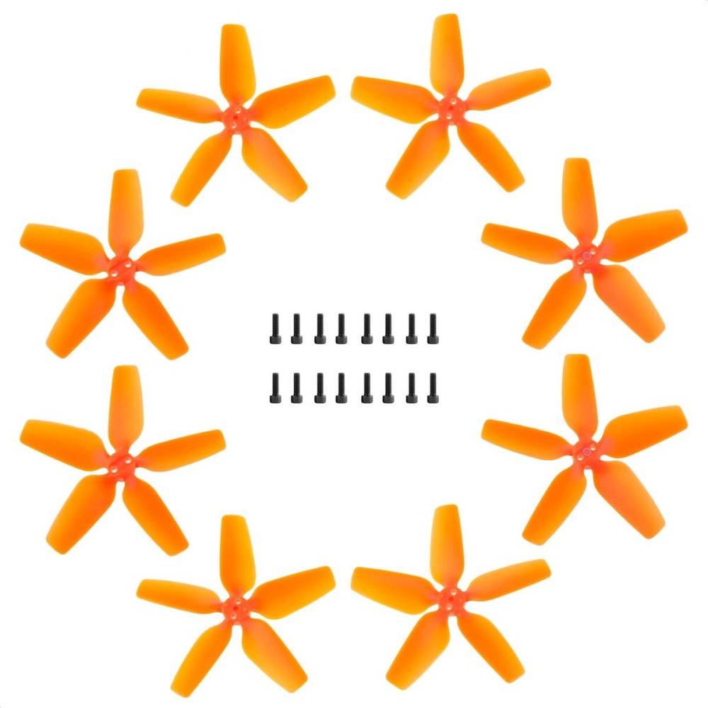 DJI Avata Drone Propellers Replacement for DJI Avata Drone Accessories w/Screws (Orange, 8 Pcs - 4 CW + 4 CCW)