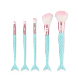 kiki Cute Makeup Brushes 5 PCS. Makeup Brush Set Premium Synthetic For Foundation Concealers Eye Shadows Make Up Brushes Set Eyeliner Brushes