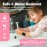Potty Training Watch for Kids V2 - A Water Resistant Toilet Reminder Device for Boys & Girls to Train Your Toddler with Fun/Musical & Vibration Interval Reminder with Potty Training eBook (Pink)