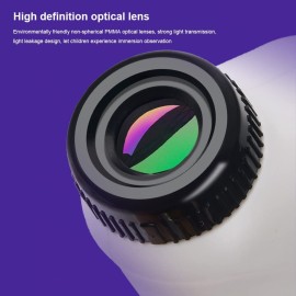 RIIPOO Pocket Microscope for Kids, Portable Handheld Mini Microscope Toy, Kids Microscope with LED Light 60X-120X, Holiday Xmas Birthday Party Gift