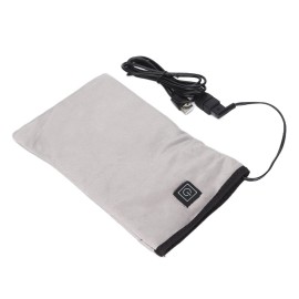 Electric Heated Mittens, Thermal Beauty Hand Care Nail Art Foot Cover USB 3 Settings Warming Mitts Therapy Treatment SPA Warmer Kit Film Gloves Pain Relief Maintained for Manicure Men Women(Grey)