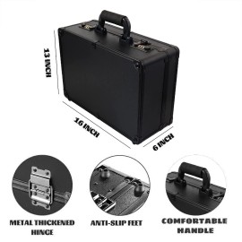 Professional Barber Supplies Case for Barber,Portable Barber Travel Carrying Case for Hair Stylist& Pet Groomer,Multi-Space Design, Sturdy, Large-Capacity Mobile Barber Stations-Black Professional Barber Supplies Case for Barber,Portable Barber Travel Carrying Case for Hair Stylist& Pet Groomer,Multi-Space Design, Sturdy, Large-Capacity Mobile Barber Stations-Black