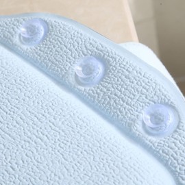 Bath Pillow Comfortable Bath Cushion with Suction Cup Waterproof Neck Support Bathing Accessories for Tub (Light blue) Bath Pillow Comfortable Bath Cushion with Suction Cup Waterproof Neck Support Bathing Accessories for Tub (Light blue)