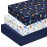 PHF 3 Pack Soft Dinosaur Crib Sheets Fitted, Comfy Breathable Baby Sheets for Boys Girls, 28x52 Inches Fits Standard Crib and Toddler Mattresses, Navy Dinosaur
