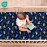 PHF 3 Pack Soft Dinosaur Crib Sheets Fitted, Comfy Breathable Baby Sheets for Boys Girls, 28x52 Inches Fits Standard Crib and Toddler Mattresses, Navy Dinosaur