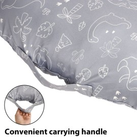 Newborn Lounger Cover Removable Cover Ultra Soft Comfortable Lounger Slipcover Removable Cover for Infant Lounger Pillow, (Lounger not Included)