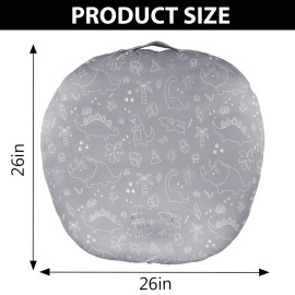 Newborn Lounger Cover Removable Cover Ultra Soft Comfortable Lounger Slipcover Removable Cover for Infant Lounger Pillow, (Lounger not Included)