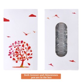 3792 Pcs Blue opal Crystal Flatback Rhinestones Set for Nail, Art, Crafts, Makeup, Tumblers Glitter Round with Tweezers and Picking Pen(SS6~SS20)