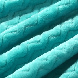 CREVENT 30\'\'X40\'\' Soft Cozy Warm Baby Blankets for Boys Girls Solid Color - All Season Use - Newborn Essentials (Wave Teal Blue)