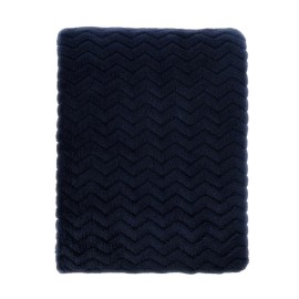 CREVENT 30\'\'X40\'\' Soft Cozy Warm Baby Blankets for Boys Girls Solid Color - All Season Use - Newborn Essentials (Wave Dark Blue/Navy)
