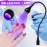 AORAEM LED Nail Lamp 3W LED Portable Manicure Dryer Gel Polish Curing Light with Black Gooseneck for Gel Nails Tips USB Plug Play Salon and Home DIY