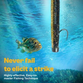 OJY&DOIIIY Plastic Worms for Bass Fishing,TRD Soft Plastic Fishing Lures for Ned Rig 30 PCs