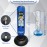 Punching Bag for Kids - 5\' 3 Ninja Inflatable Punching Bag Combo Kit with Kids Boxing Gloves, a Pump and Repair Kit. Boxing Bag for Immediate Bounce Back. Birthday (Blue)