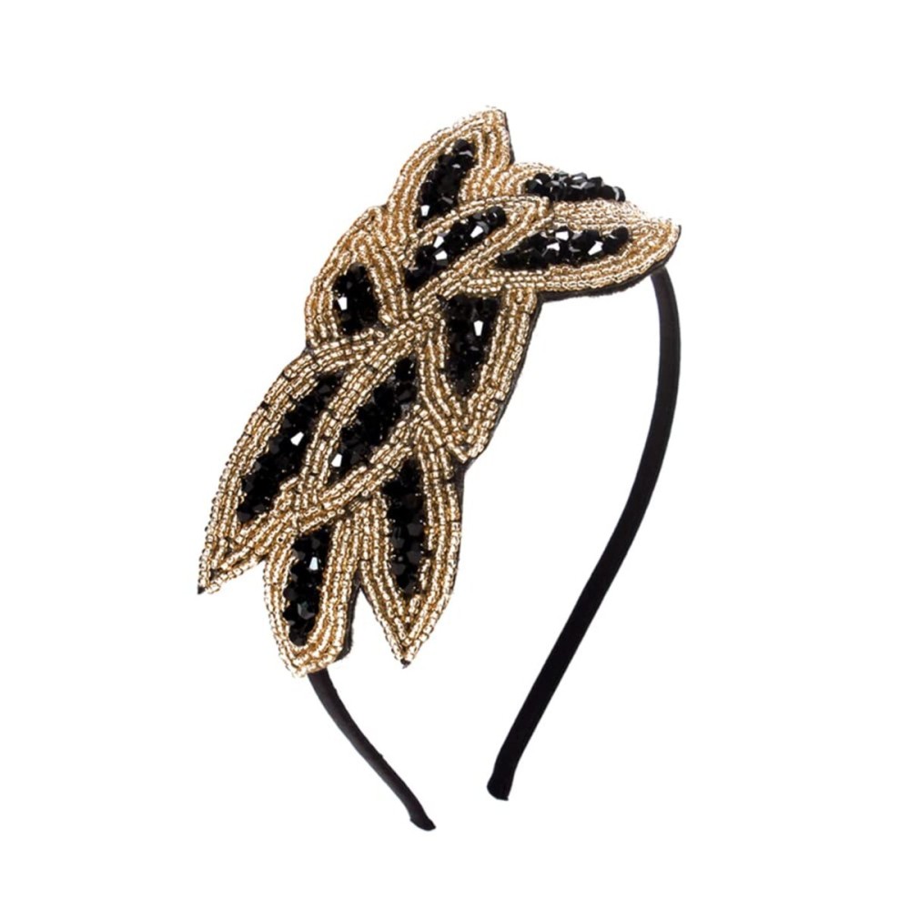 ericotry Flapper Headbands 1920s Vintage Gatsby Party Headpiece Beaded Leaf Hair Accessories for Costume Cosplay Halloween Party ericotry Flapper Headbands 1920s Vintage Gatsby Party Headpiece Beaded Leaf Hair Accessories for Costume Cosplay Halloween Party