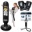 Punching Bag for Kids - 5\' 3 Ninja Inflatable Punching Bag Combo Kit with Kids Boxing Gloves, a Pump and Repair Kit. Boxing Bag for Immediate Bounce Back. Birthday (Black)