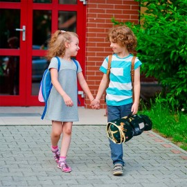 Primlect Thickened Toddler Nap Mat with Removable Pillow and Minky Blanket, Extra Large 55\'\'x35\'\' Sleeping Bag, Washable, Roll up, Perfect for Daycare, Preschool, Kindergarten, Boys and Girls Dinosaur