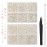 AUREHEN 10000PCs 2-6MM Clear AB Resin Flat Back Rhinestones, Round Non Hotfix Resin Rhinestones Nail Gems Stones with Tweezer & Picker Pen for Tumblers Nail Art & DIY Decoration